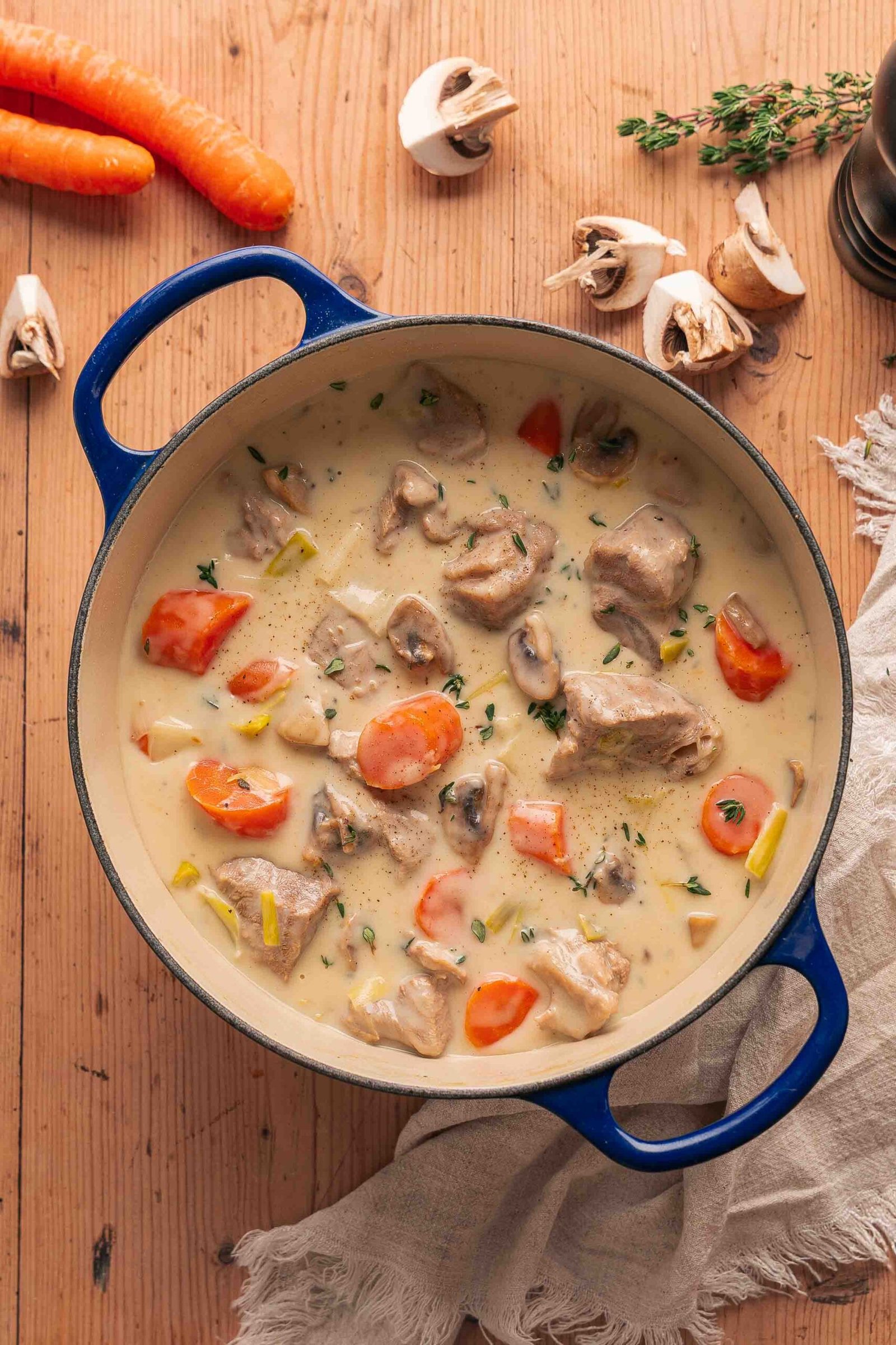 Blanquette de veau à l'ancienne
