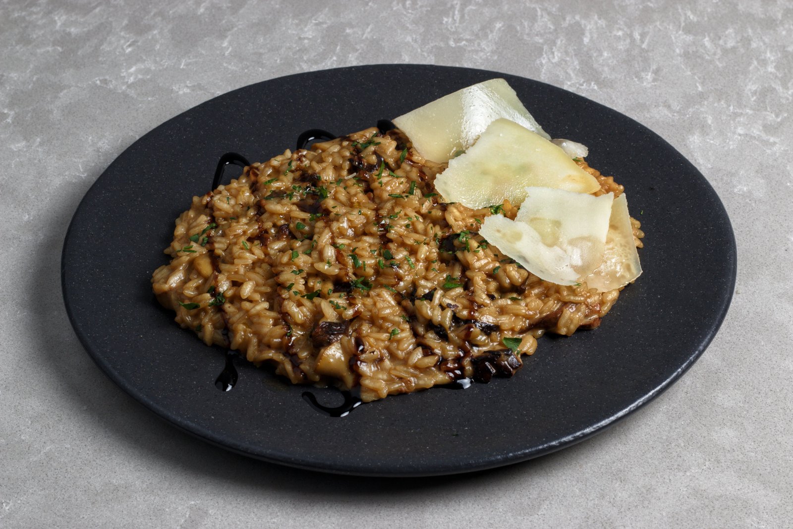 Risotto aux champignons et au parmesan