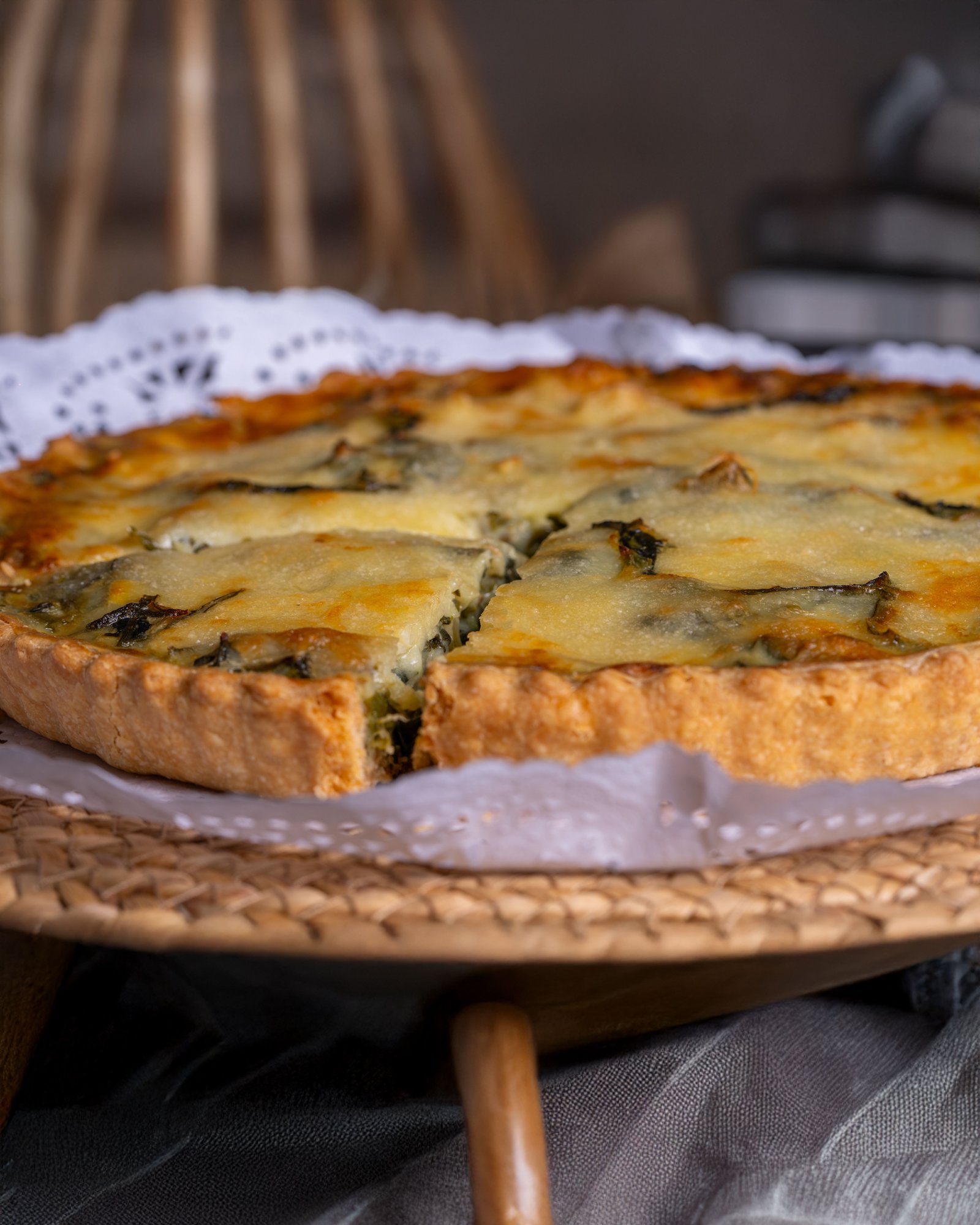 Quiche aux cèpes