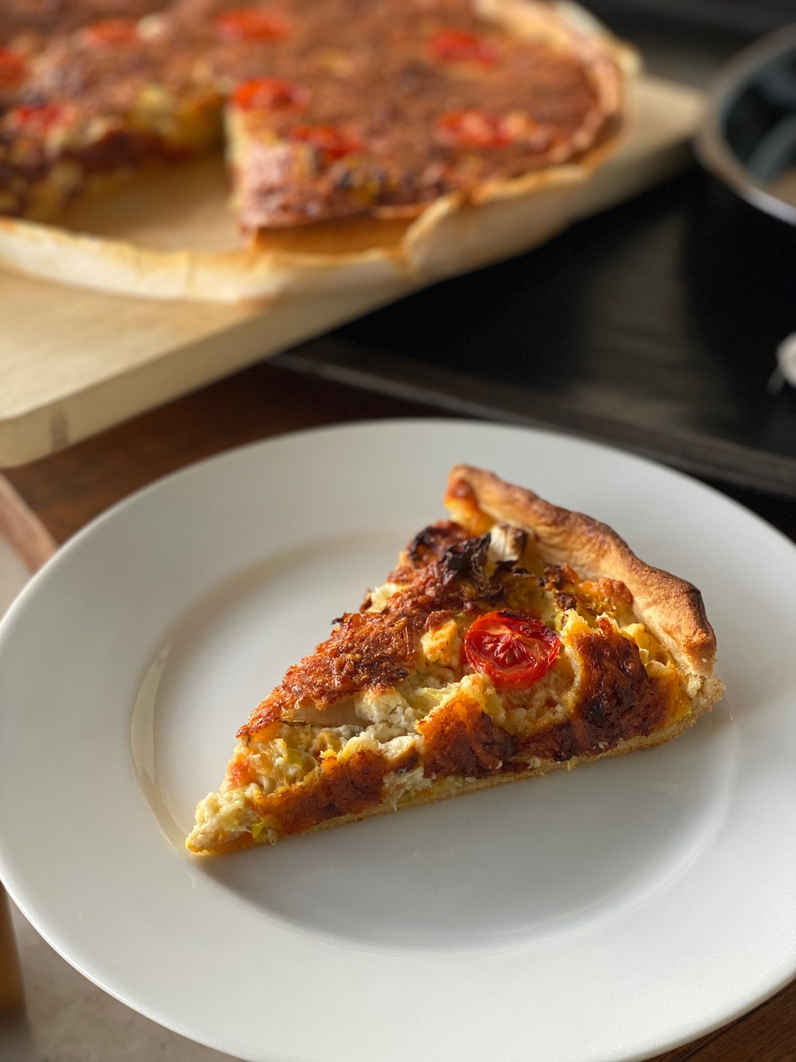 Tarte à la tomate et au Beaufort
