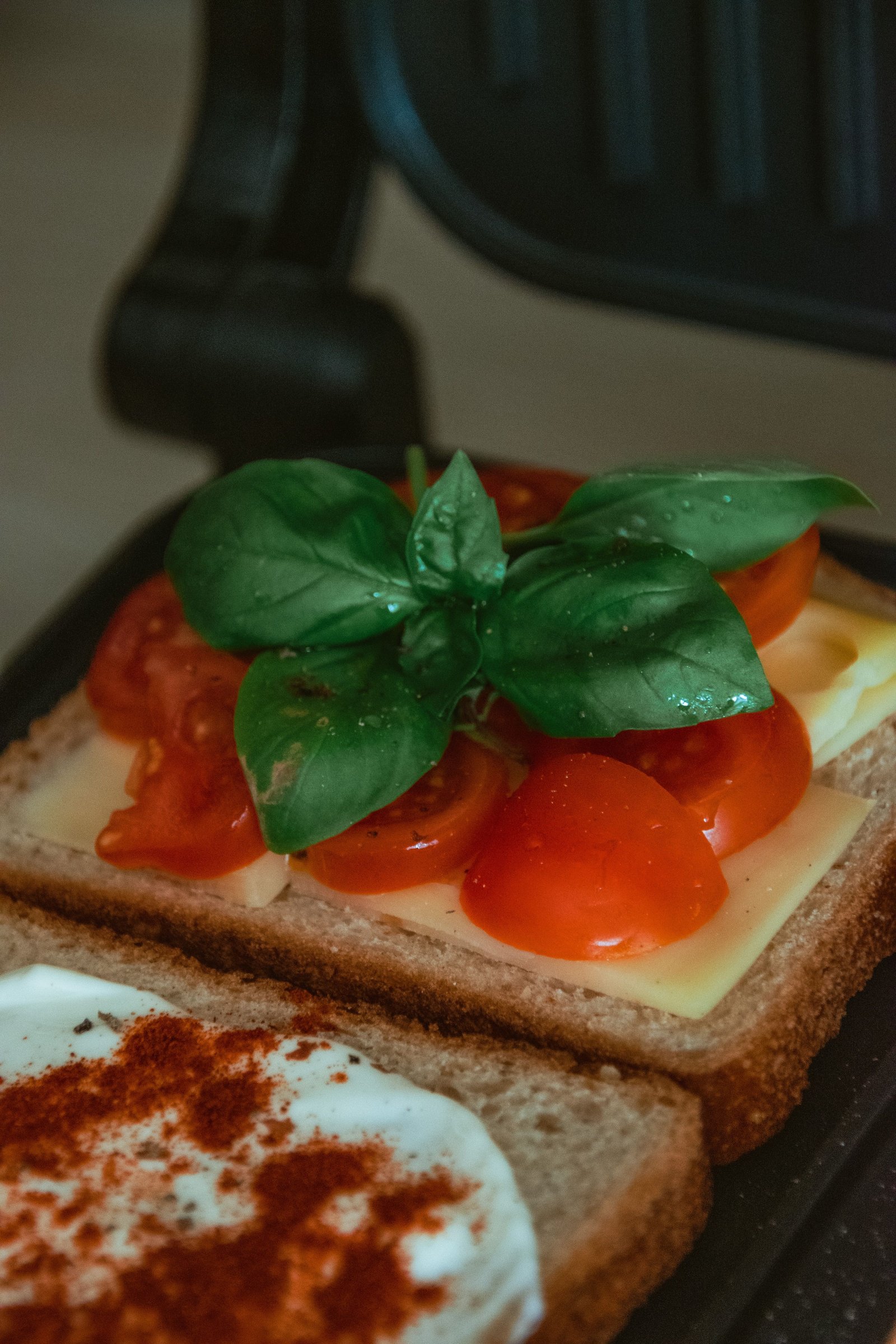 Crème de tomates au basilic