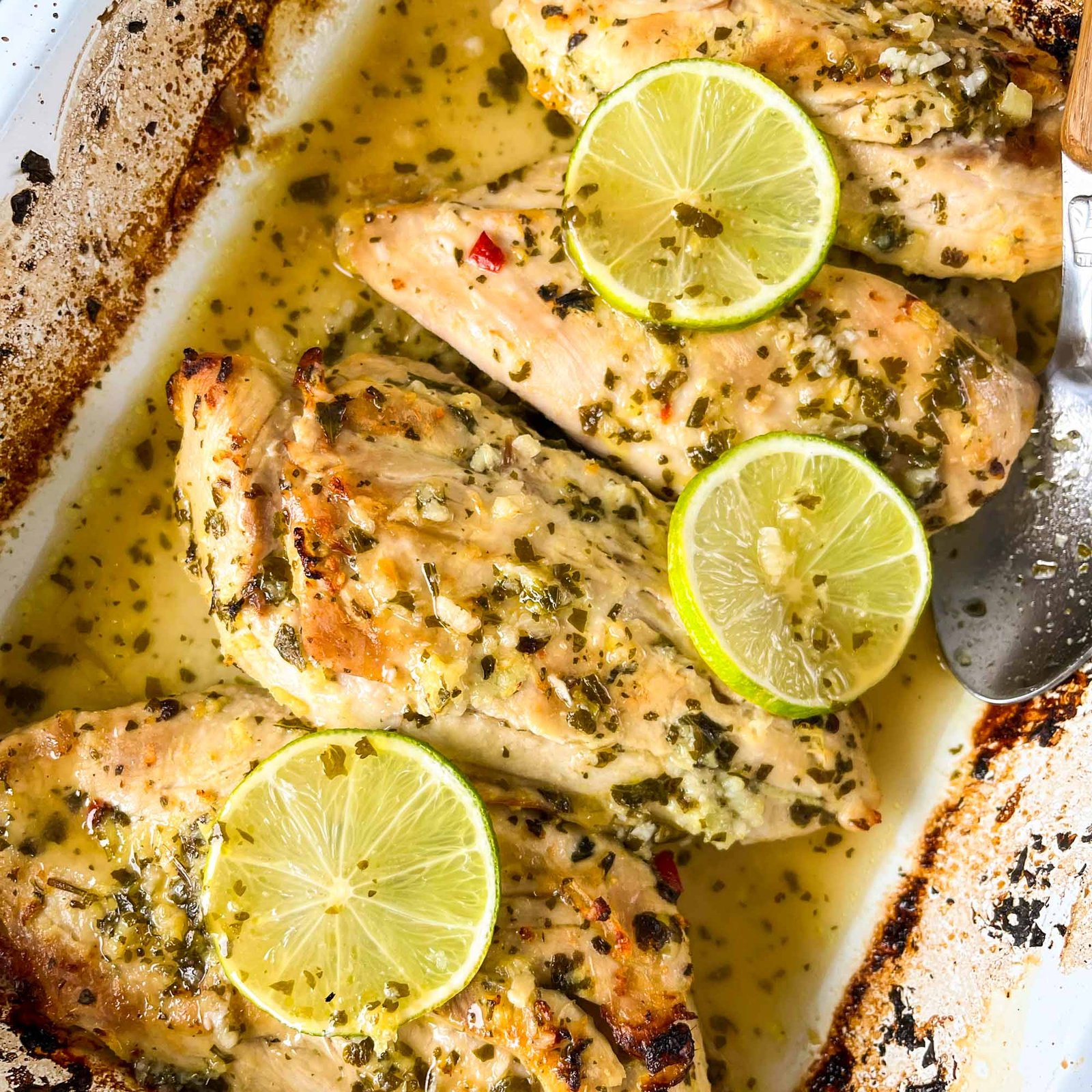 Blanc de poulet mariné au citron et au thym